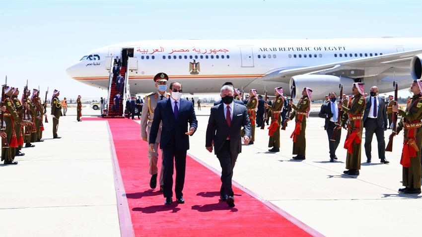 President El-Sisi Meets King of Jordan