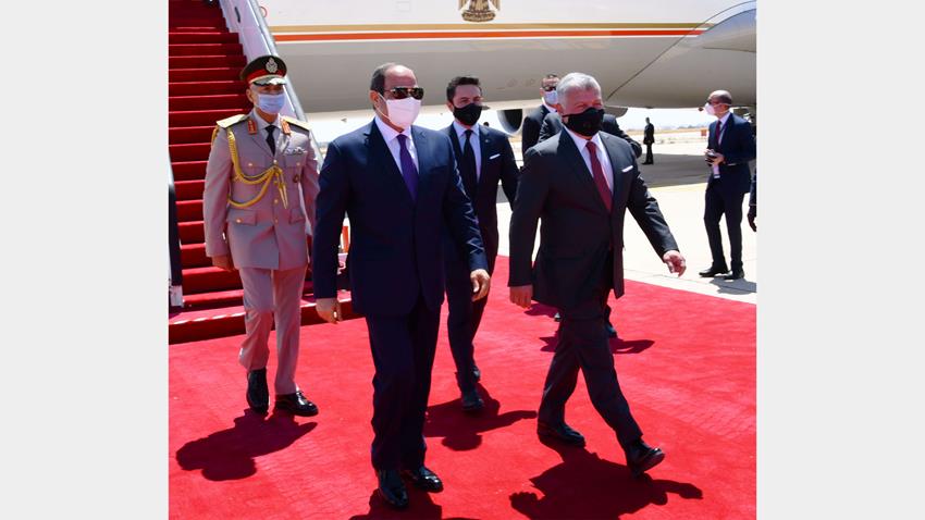 President El-Sisi Meets King of Jordan