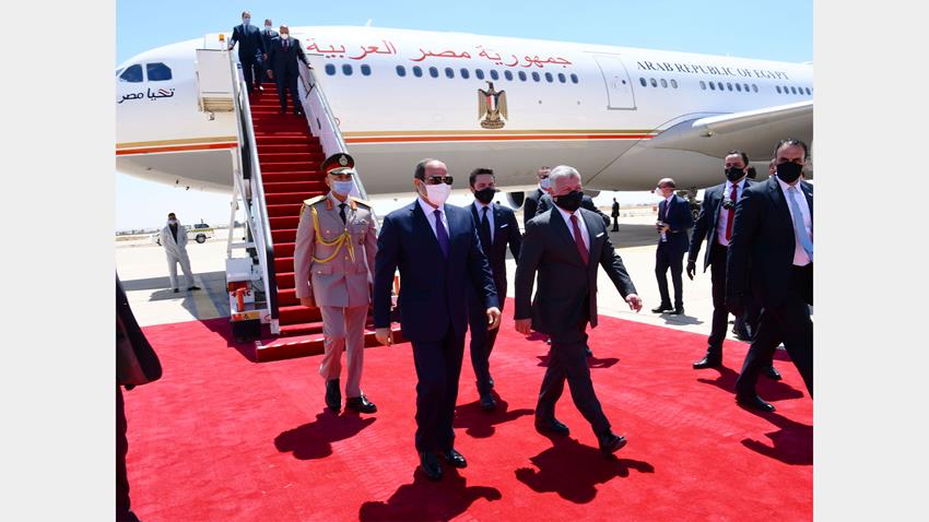 President El-Sisi Meets King of Jordan