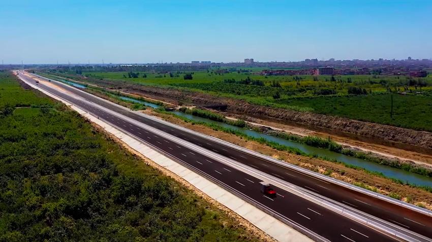 إنشاء طريق ميناء أبو قير إلى المحمودية