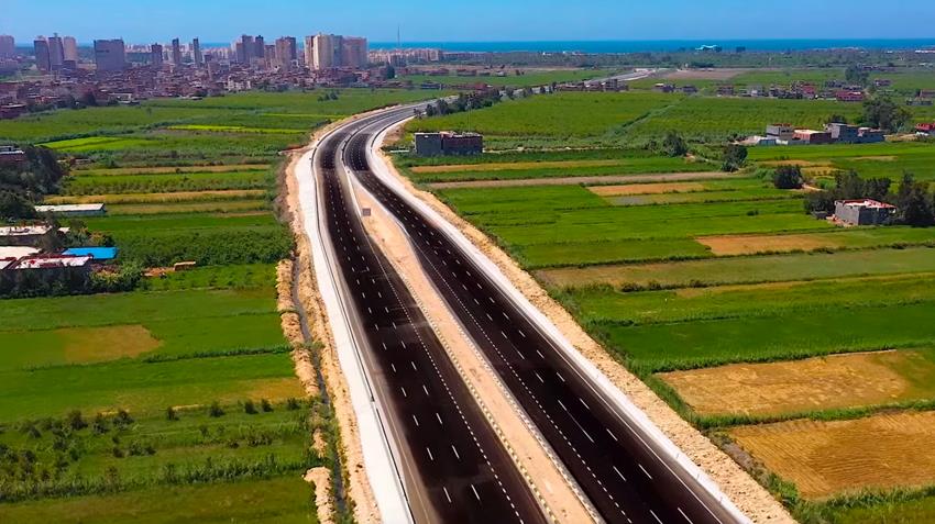 إنشاء طريق ميناء أبو قير إلى المحمودية