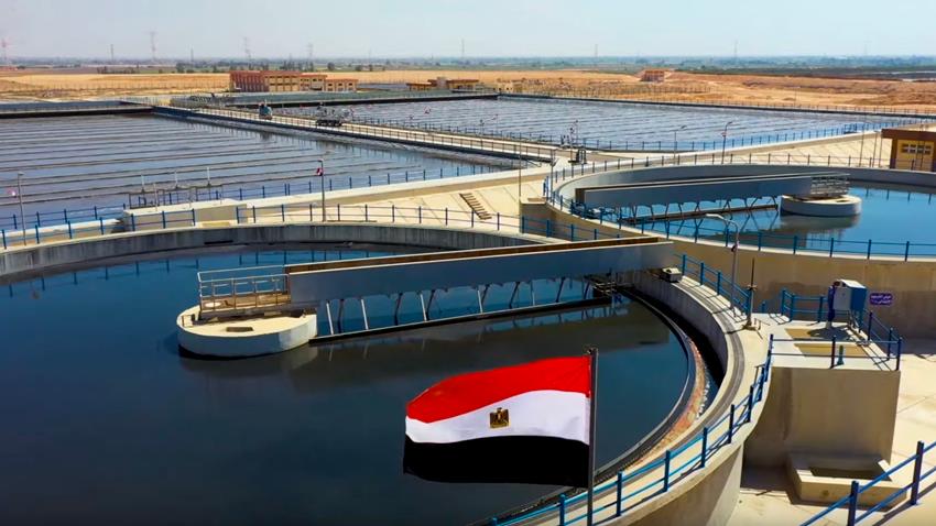 المرحلة الأولى من محطة المعالجة الثلاثية للصرف الصحي بالإسكندرية