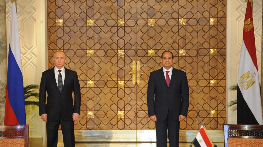الرئيس عبد الفتاح السيسي استقبل الرئيس الروسي فلاديمير بوتين.