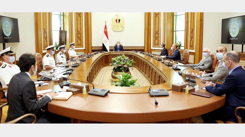 الرئيس عبد الفتاح السيسي يشهد الاتفاق على تطوير ميناء أبو قير البحري ليصبح الأكبر في المنطقة 9/9/2020