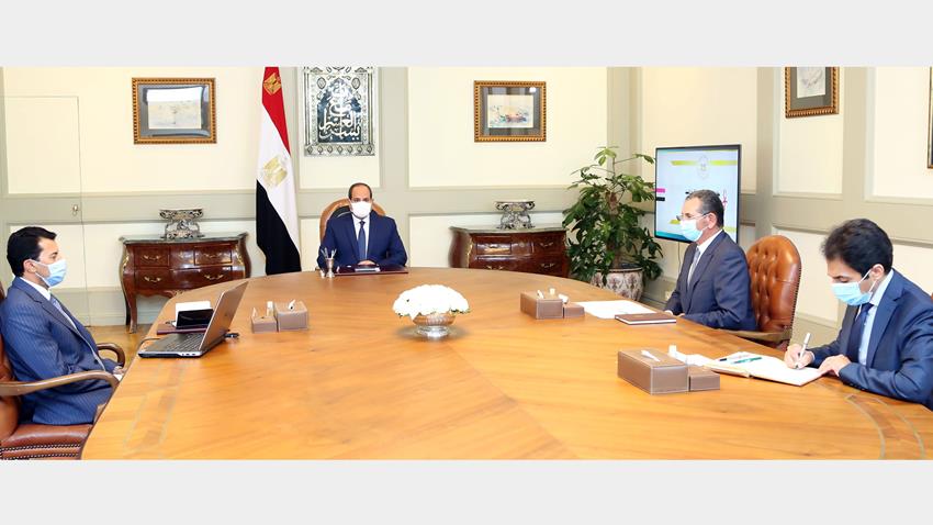 Le Président Al-Sissi se réunit avec le ministre de la jeunesse et des sports
