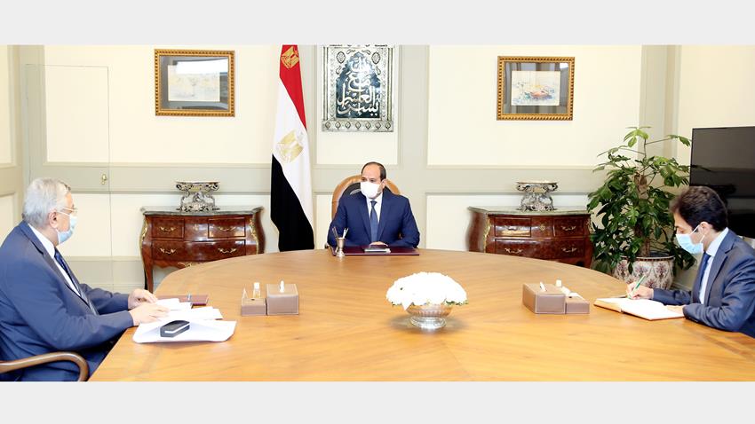 الرئيس عبد الفتاح السيسي يجتمع بمستشار رئيس الجمهورية لشئون الصحة والوقاية