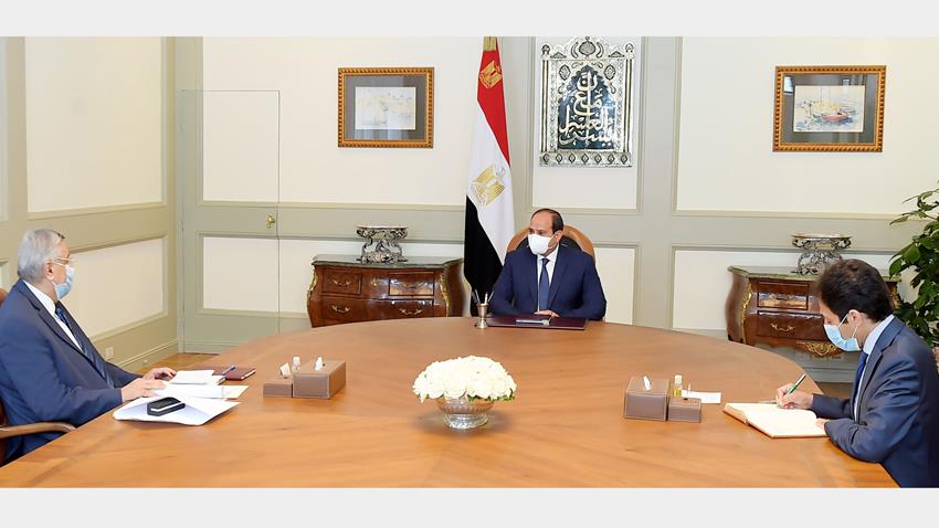 الرئيس عبد الفتاح السيسي يجتمع بمستشار رئيس الجمهورية لشئون الصحة والوقاية 12-9-2020
