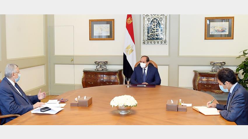الرئيس عبد الفتاح السيسي يجتمع بمستشار رئيس الجمهورية لشئون الصحة والوقاية 12-9-2020