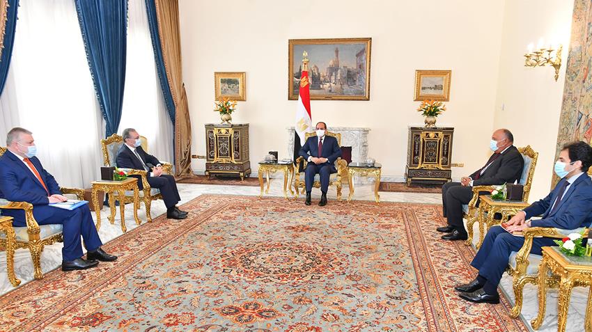 الرئيس عبد الفتاح السيسي يستقبل وزير خارجية أرمينيا