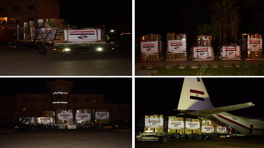 Egypt Airlifts More Emergency Aid to Flood-Affected People in Sudan