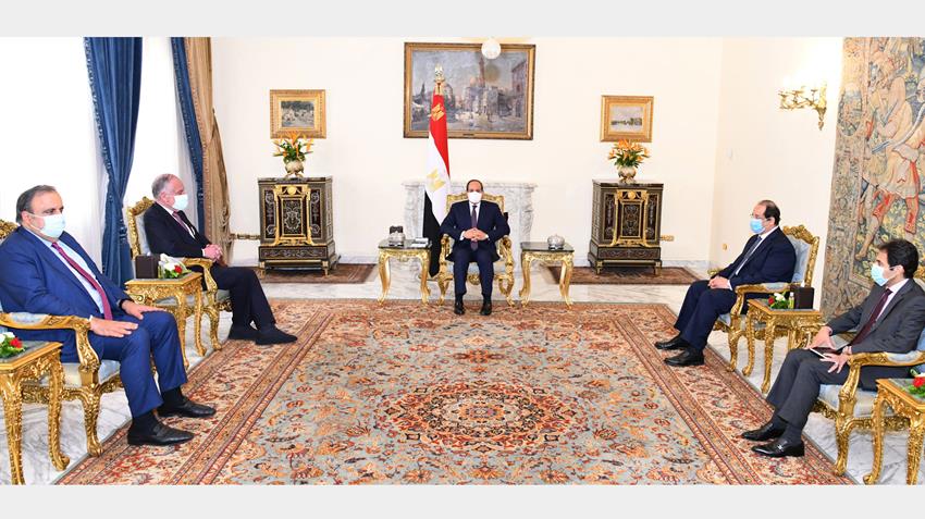 الرئيس عبد الفتاح السيسي يستقبل رئيس الكونجرس اليهودي العالمي