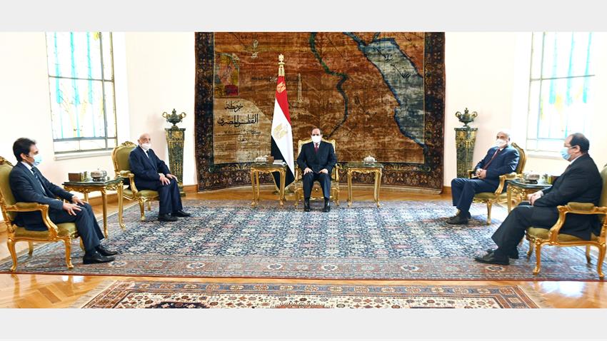 الرئيس عبد الفتاح السيسي يستقبل رئيس مجلس النواب الليبي وقائد الجيش الوطني الليبي 23/9/2020