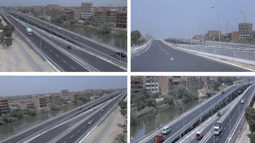 المرحلة الأولى من إنشاء كوبري أسنيت بكفر شكر