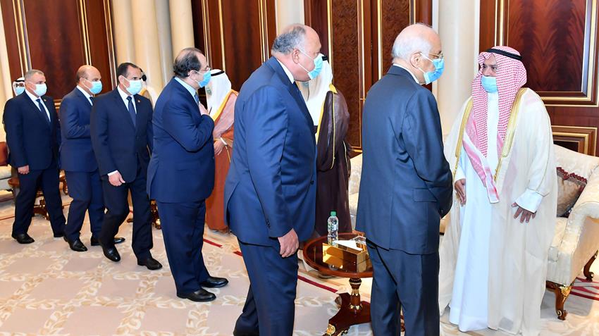 الرئيس عبد الفتاح السيسي يلتقي الشيخ نواف الأحمد الجابر الصباح أمير دولة الكويت1-10-2020