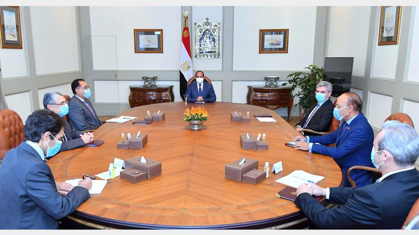 President El-Sisi Receives CEO of Siemens AG