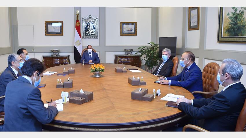 الرئيس عبد الفتاح السيسي يستقبل رئيس مجلس إدارة شركة "سيمنز" الألمانية