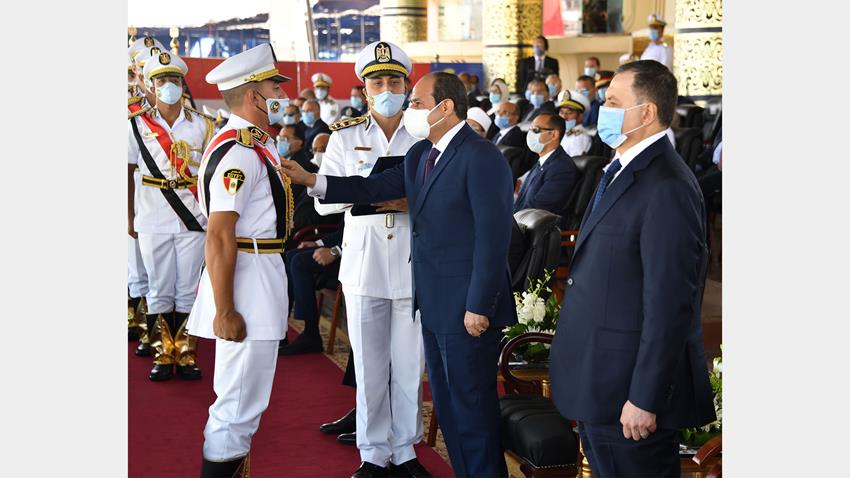 President El-Sisi Attends Graduation Ceremony of Police Cadets at Police Academy