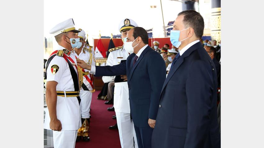 الرئيس عبد الفتاح السيسي يشهد حفل تخرج دفعة جديدة من طلبة كلية الشرطة 15/10/2020