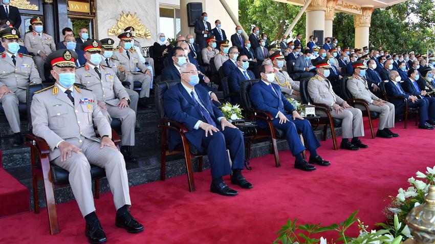 الرئيس عبد الفتاح السيسي يشهد حفل تخرج الكليات العسكرية بالكلية الحربية
