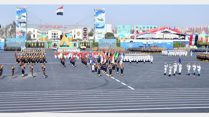 الرئيس عبد الفتاح السيسي يشهد حفل تخرج الكليات العسكرية بالكلية الحربية