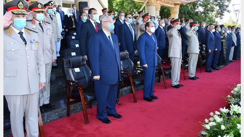 الرئيس عبد الفتاح السيسي يشهد حفل تخرج الكليات العسكرية بالكلية الحربية
