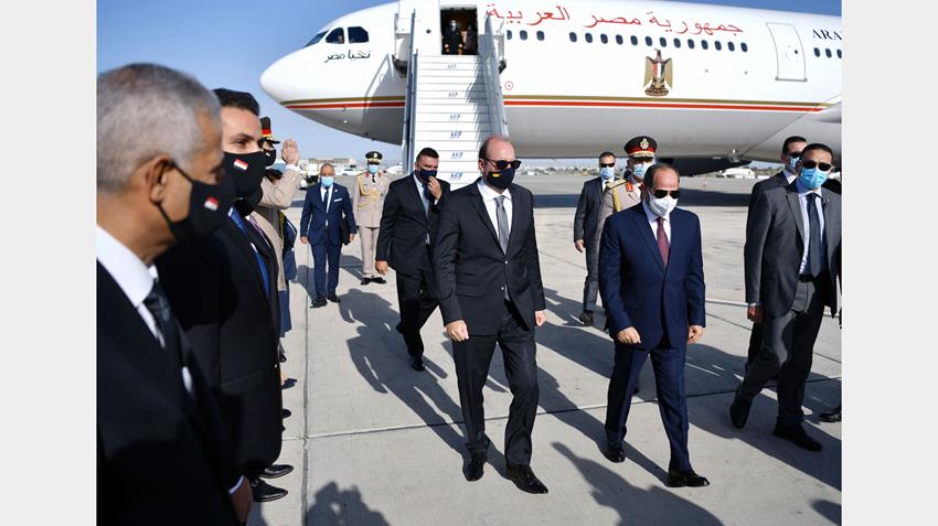 الرئيس عبد الفتاح السيسي يلتقي مع الرئيس القبرصي21-10-2020