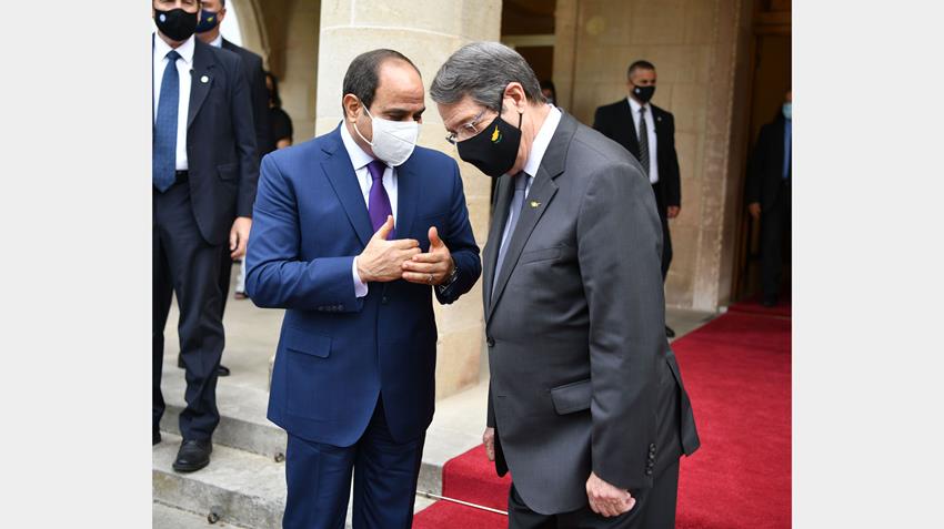 كلمة  الرئيس عبد الفتاح السيسي خلال المؤتمر الصحفي المشترك عقب القمة الثلاثية بين مصر وقبرص واليونان 21-10-2020