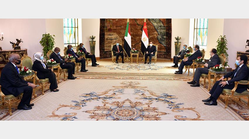 President El-Sisi Receives Chairman of Sudanese Sovereignty Council