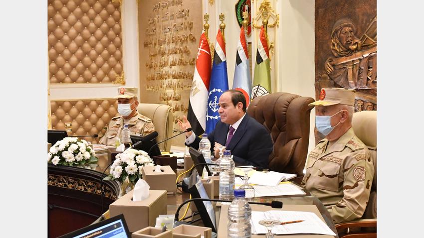 الرئيس عبد الفتاح السيسي يحضر اختبارات كشف الهيئة لطلبة الكليات والمعاهد العسكرية