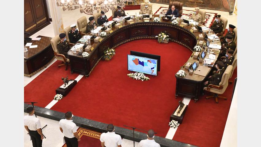 الرئيس عبد الفتاح السيسي يحضر اختبارات كشف الهيئة لطلبة الكليات والمعاهد العسكرية
