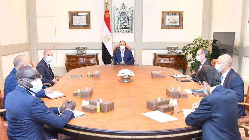 الرئيس عبد الفتاح السيسي يستقبل رئيس شركة "أورانج" العالمية للاتصالات 23/11/2020
