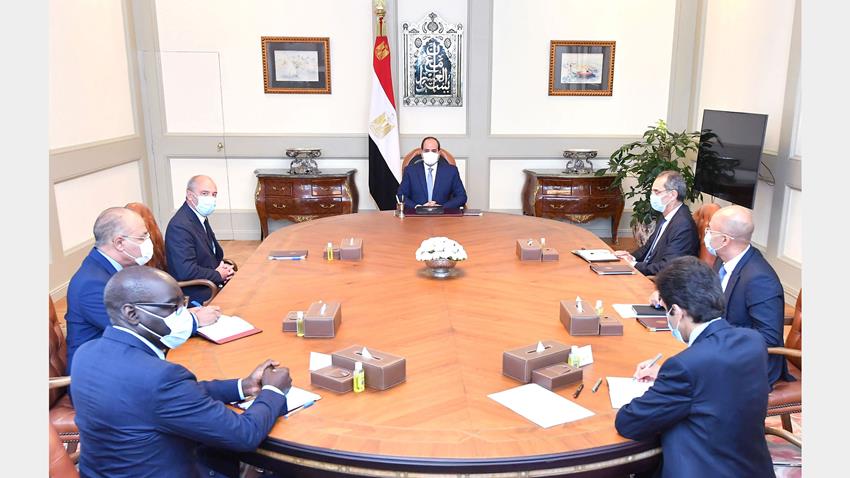 الرئيس عبد الفتاح السيسي يستقبل رئيس شركة "أورانج" العالمية للاتصالات 23/11/2020