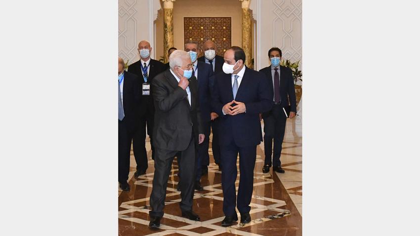 الرئيس عبد الفتاح السيسي يستقبل الرئيس الفلسطيني 30-09-2020