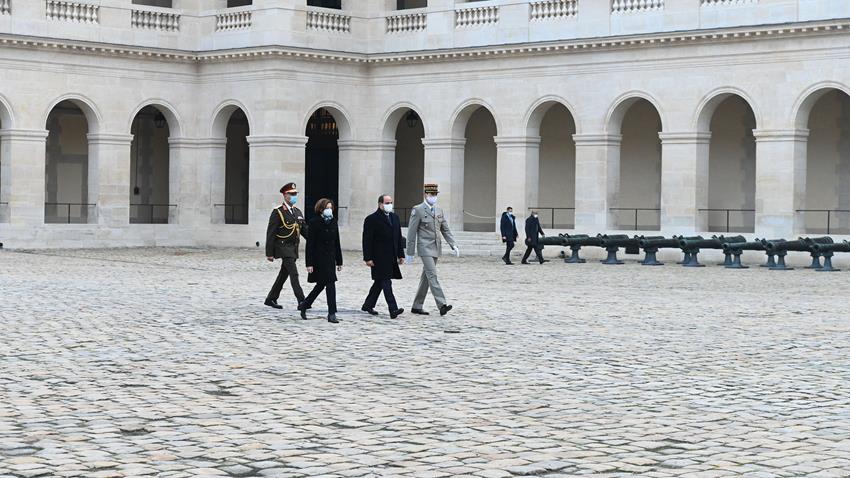 Le Président Al-Sissi rencontre la ministre de la défense française