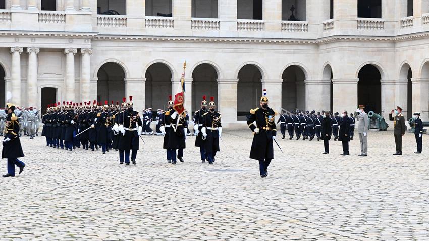 Le Président Al-Sissi rencontre la ministre de la défense française