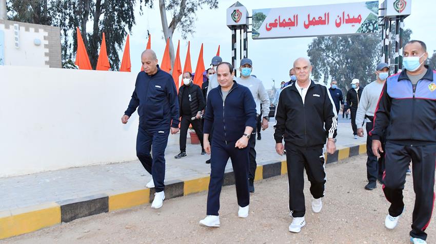 الرئيس عبد الفتاح السيسي يتفقد الكلية الحربية 12-12-2020