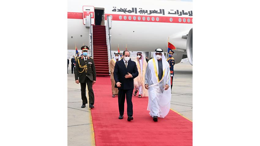 الرئيس عبد الفتاح السيسي يستقبل ولي عهد أبو ظبي بقصر الاتحادية 16/12/2020