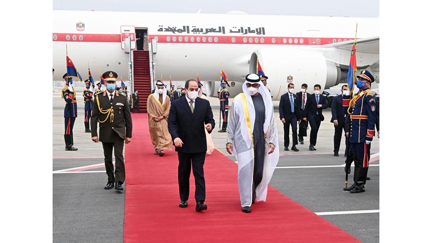 الرئيس عبد الفتاح السيسي يستقبل ولي عهد أبو ظبي بقصر الاتحادية 16/12/2020