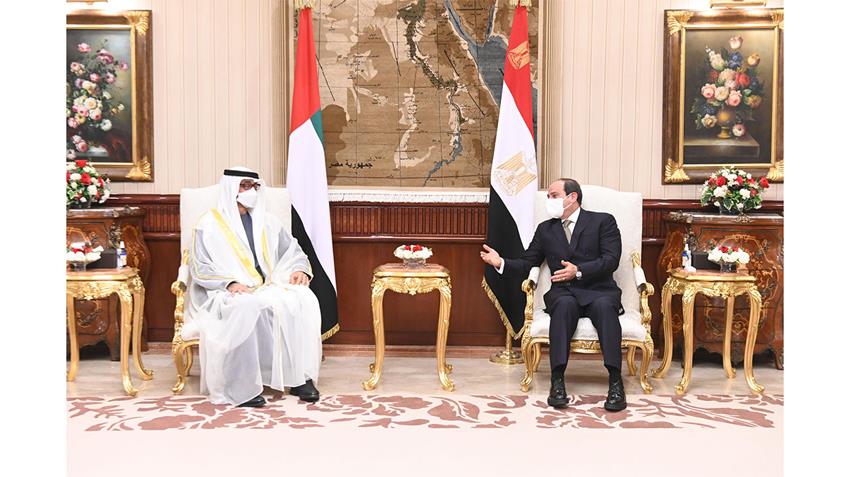 الرئيس عبد الفتاح السيسي يستقبل ولي عهد أبو ظبي بقصر الاتحادية 16/12/2020