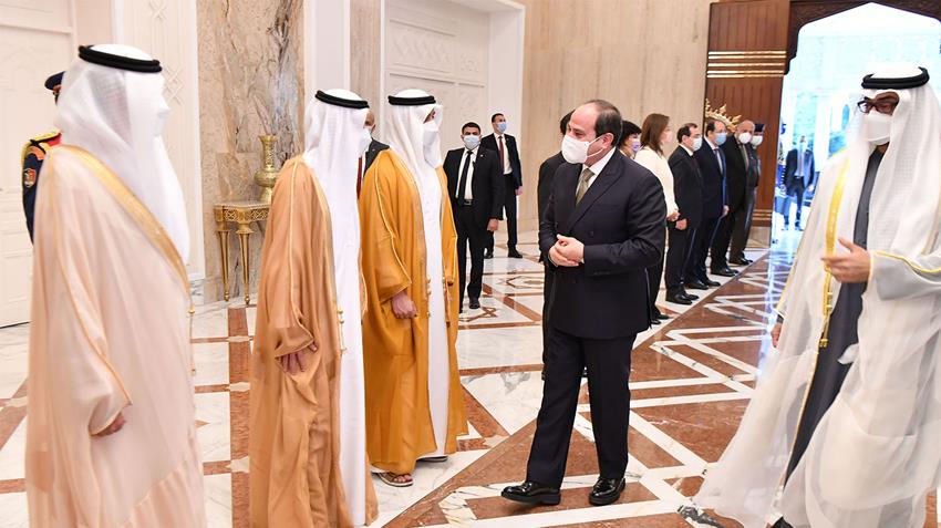الرئيس عبد الفتاح السيسي يستقبل ولي عهد أبو ظبي بقصر الاتحادية 16/12/2020