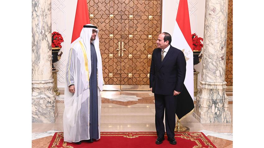 الرئيس عبد الفتاح السيسي يستقبل ولي عهد أبو ظبي بقصر الاتحادية 16/12/2020