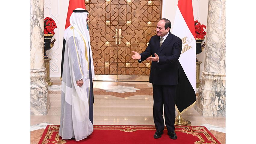 الرئيس عبد الفتاح السيسي يستقبل ولي عهد أبو ظبي بقصر الاتحادية 16/12/2020