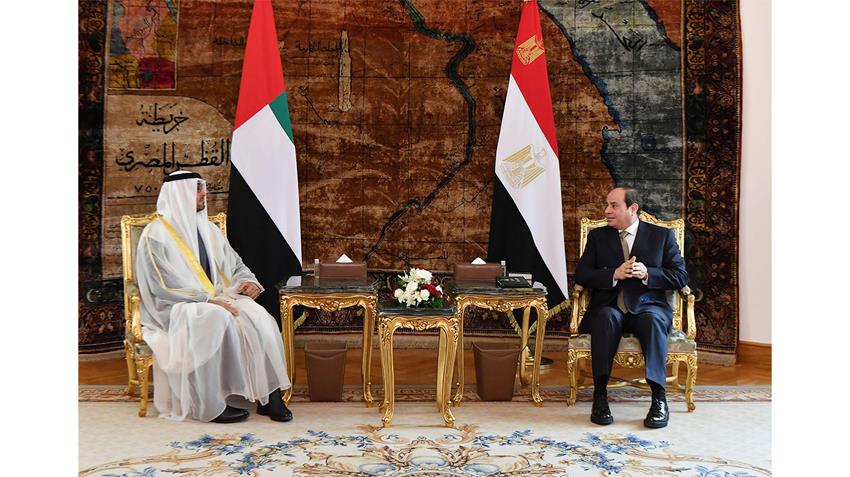 الرئيس عبد الفتاح السيسي يستقبل ولي عهد أبو ظبي بقصر الاتحادية 16/12/2020