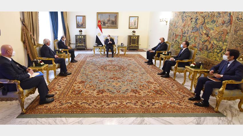 السيد الرئيس يتابع مستجدات جهود إعادة تنشيط عملية السلام والمسار التفاوضي للقضية الفلسطينية 19-12-2020