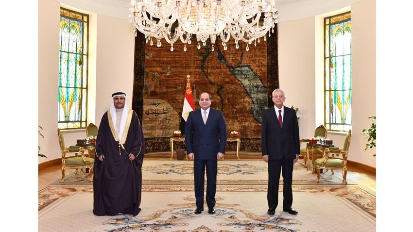 الرئيس عبد الفتاح السيسي يستقبل رئيس البرلمان العربي 16-1-2021