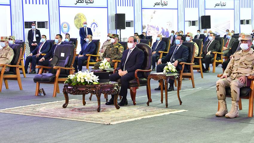 الرئيس عبد الفتاح السيسي يفتتح مشروع الفيروز للاستزراع السمكي بشرق التفريعة بمحافظة بورسعيد