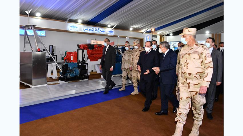الرئيس عبد الفتاح السيسي يفتتح مشروع الفيروز للاستزراع السمكي بشرق التفريعة بمحافظة بورسعيد