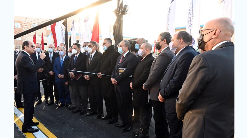 الرئيس عبد الفتاح السيسي يفتتح مشروع الفيروز للاستزراع السمكي بشرق التفريعة بمحافظة بورسعيد