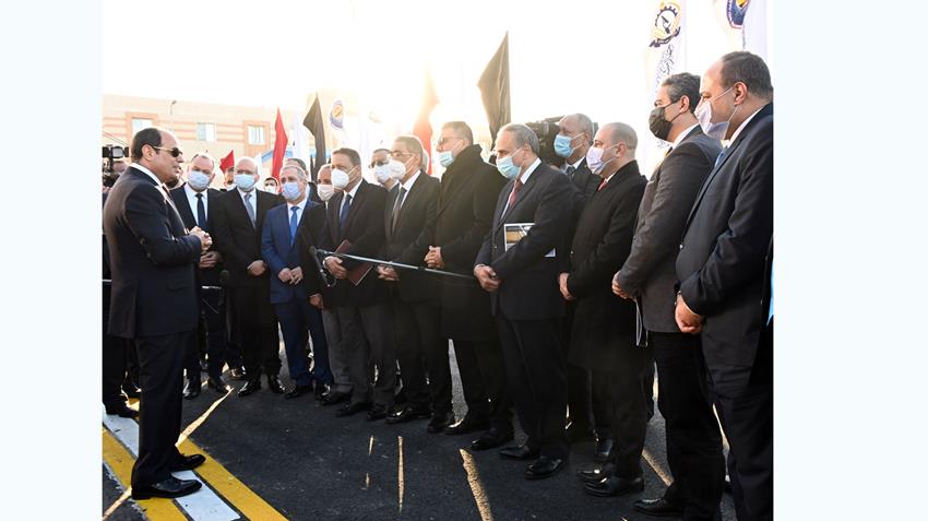 الرئيس عبد الفتاح السيسي يفتتح مشروع الفيروز للاستزراع السمكي بشرق التفريعة بمحافظة بورسعيد