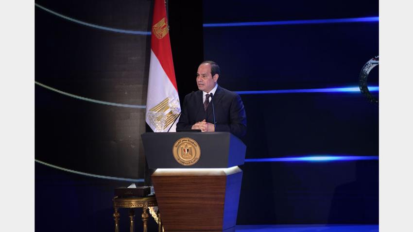 كلمة الرئيس عبد الفتاح السيسي بمناسبة الاحتفال بعيد الشرطة وثورة ٢٥ يناير